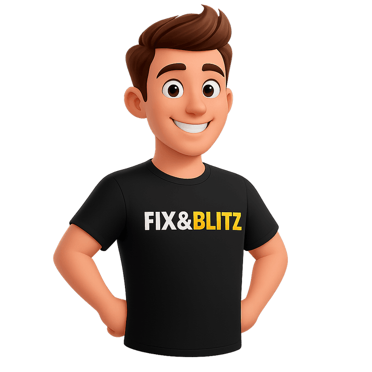FIX & BLITZ Maskottchen